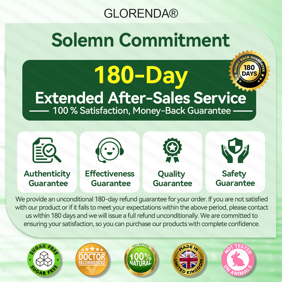 Only 10 packs left in stock! 🎁 GLORENDA®-Limited edition