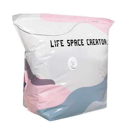 🍊2026 New No-Pump 3D Vacuum Storage Bags, Large Vacuum Storage Compression Bags for Clothes, Blankets, Bedding, Comforters
