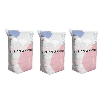 🍊2026 New No-Pump 3D Vacuum Storage Bags, Large Vacuum Storage Compression Bags for Clothes, Blankets, Bedding, Comforters