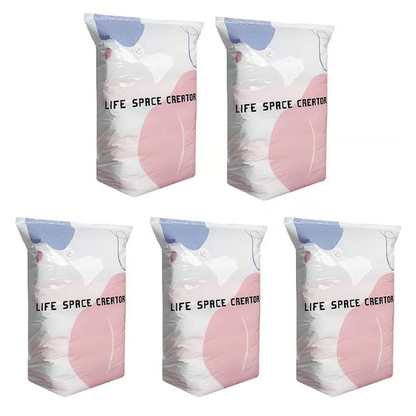 🍊2026 New No-Pump 3D Vacuum Storage Bags, Large Vacuum Storage Compression Bags for Clothes, Blankets, Bedding, Comforters